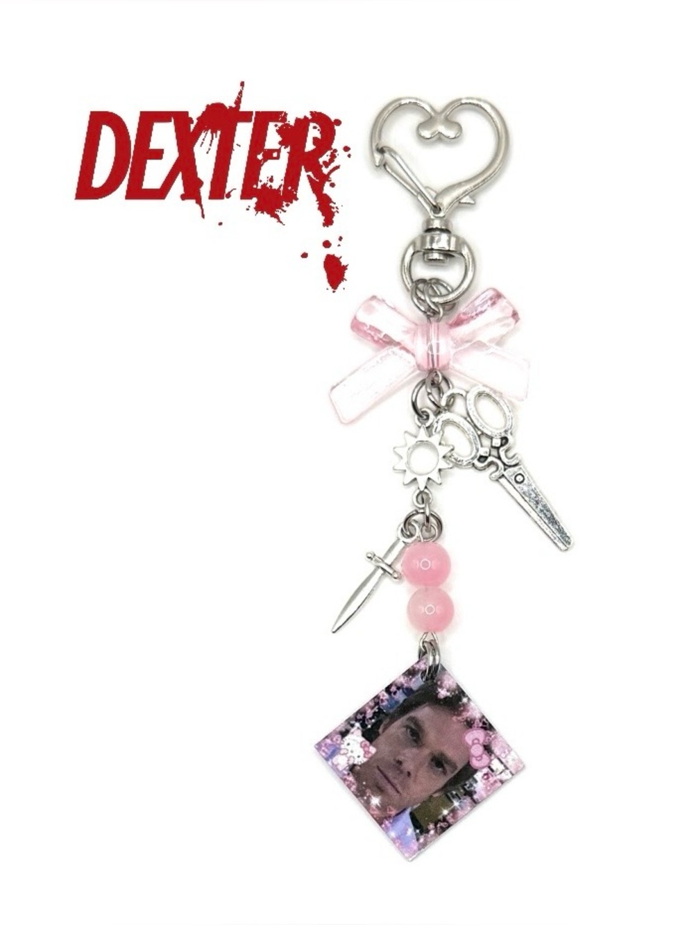 Dexter Keychain | Purse Charm | TV Series Fan Merch